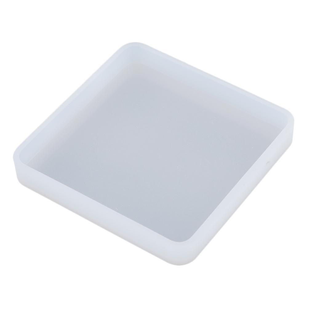 Silicone Mold Round /square Resin Mould for DIY Coaster Display Pad square 6cm