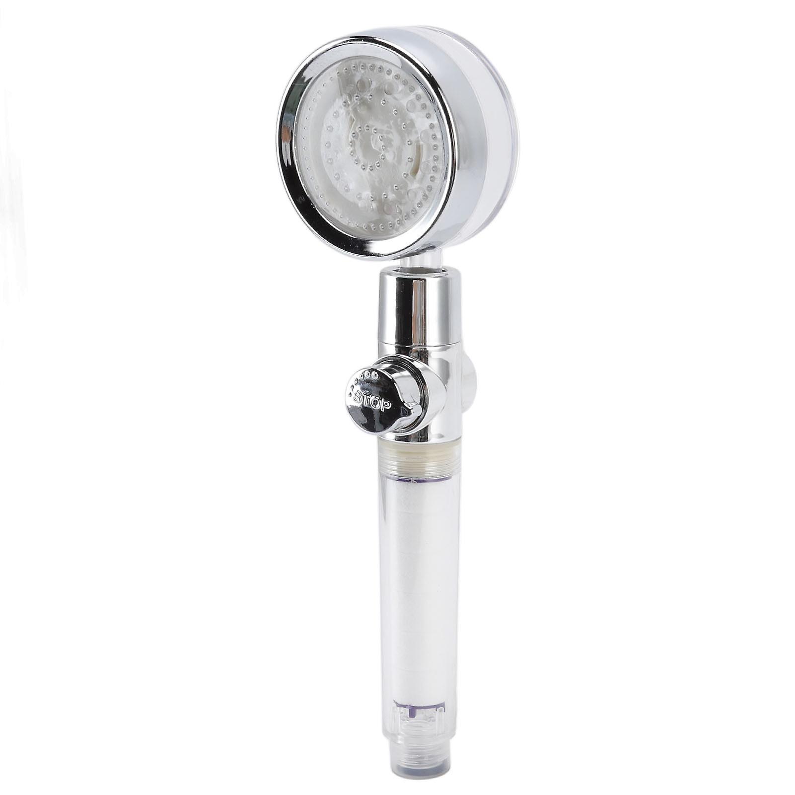 Color-Changing LED Shower Head with Temperature Display, Filter, and Pause Button