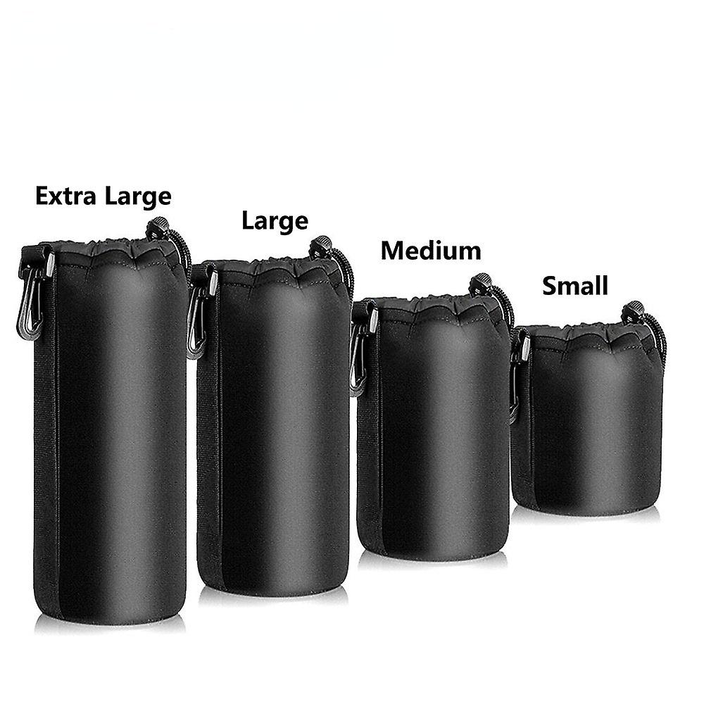 Waterproof Camera Lens Bag Drawstring Bag With S M L Xl Size For Canon Sony Nikon Dslr Camera Lens Barrel Case With Hook