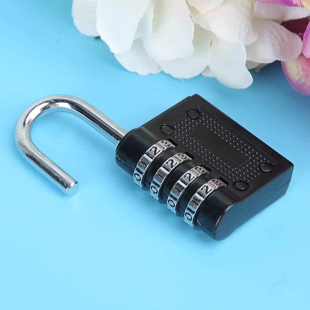 Locker Locks with Combination, 4 Digit Outdoor Padlock, AntiTheft Coded Lock for Gym School Wardrobe