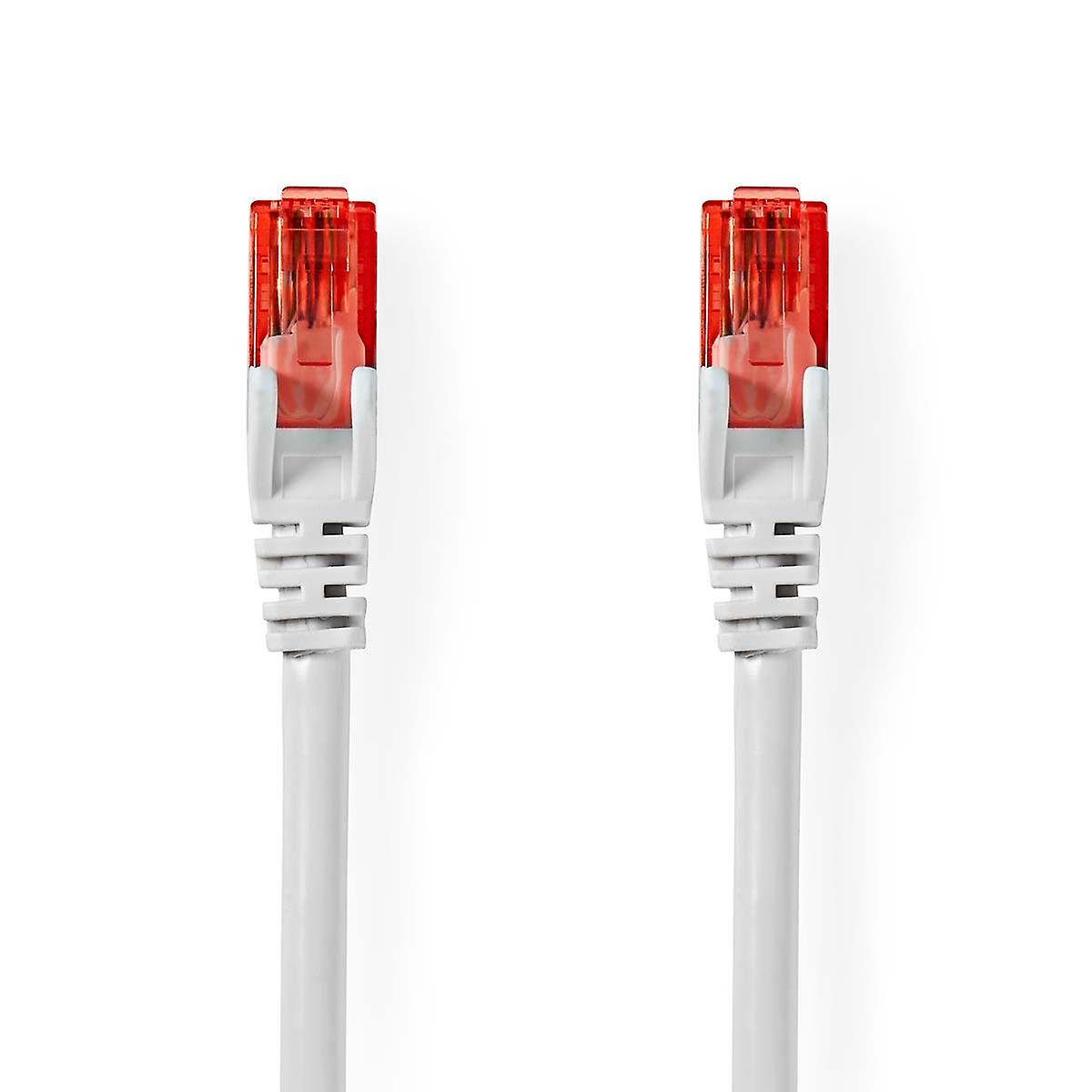CAT6ネットワークケーブル |RJ45 オス |RJ45 オス |U/UTPの |0.25メートル|ラウンド |ポリ塩化ビニル |私たち |ラベル
