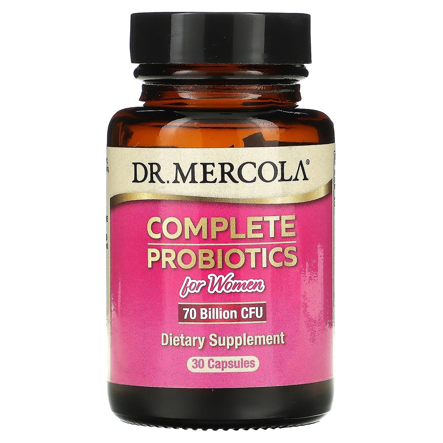 Dr. Mercola, Complete Probiotics for Women, 70 Billion CFU, 30 Capsules
