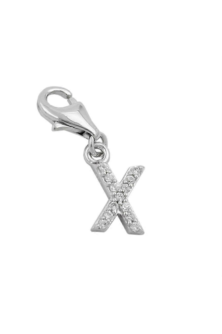 Pendant Charm Letter X Silver 925 - Gl91129