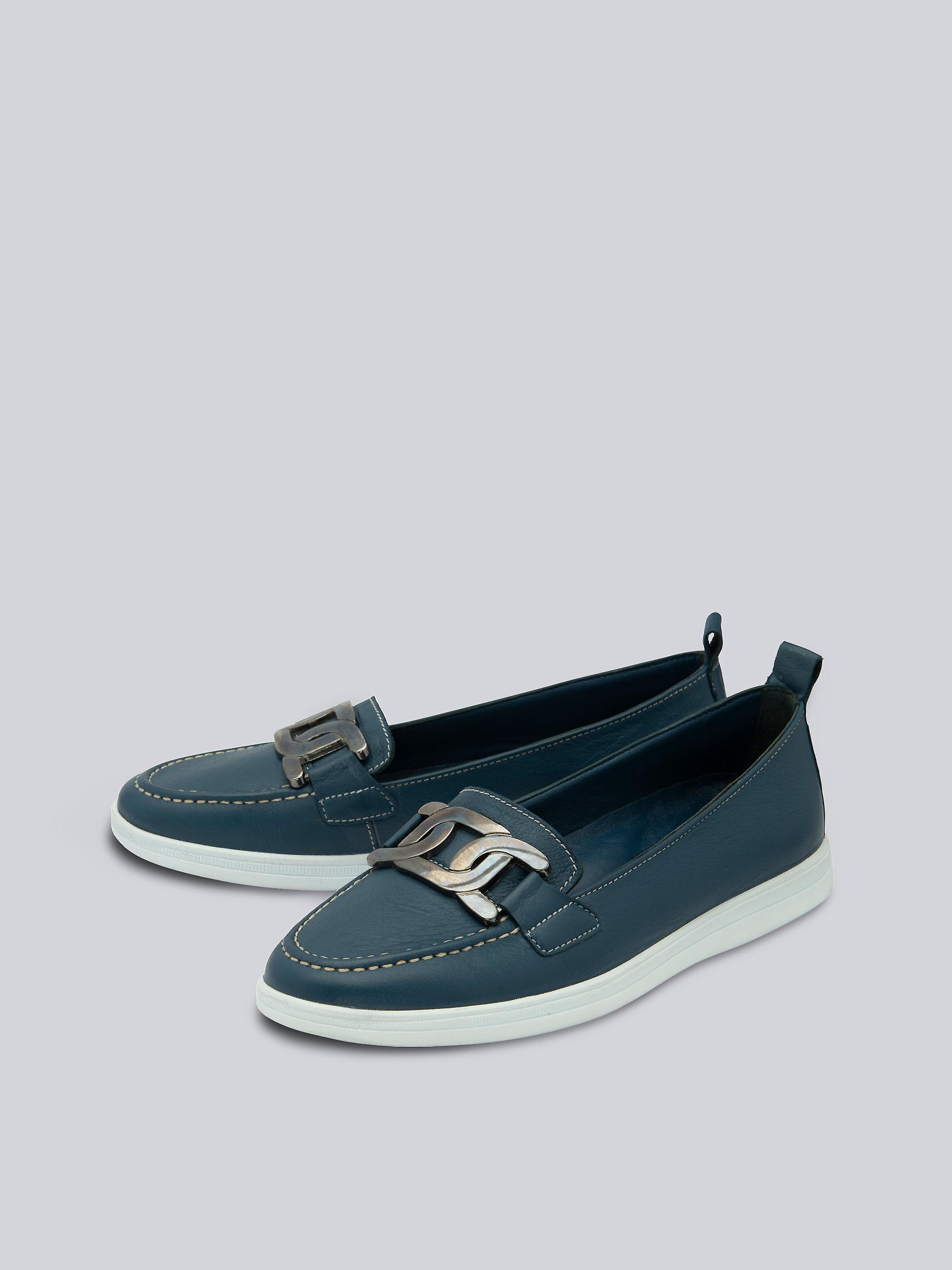 Lotus Magali Shoes in Navy
