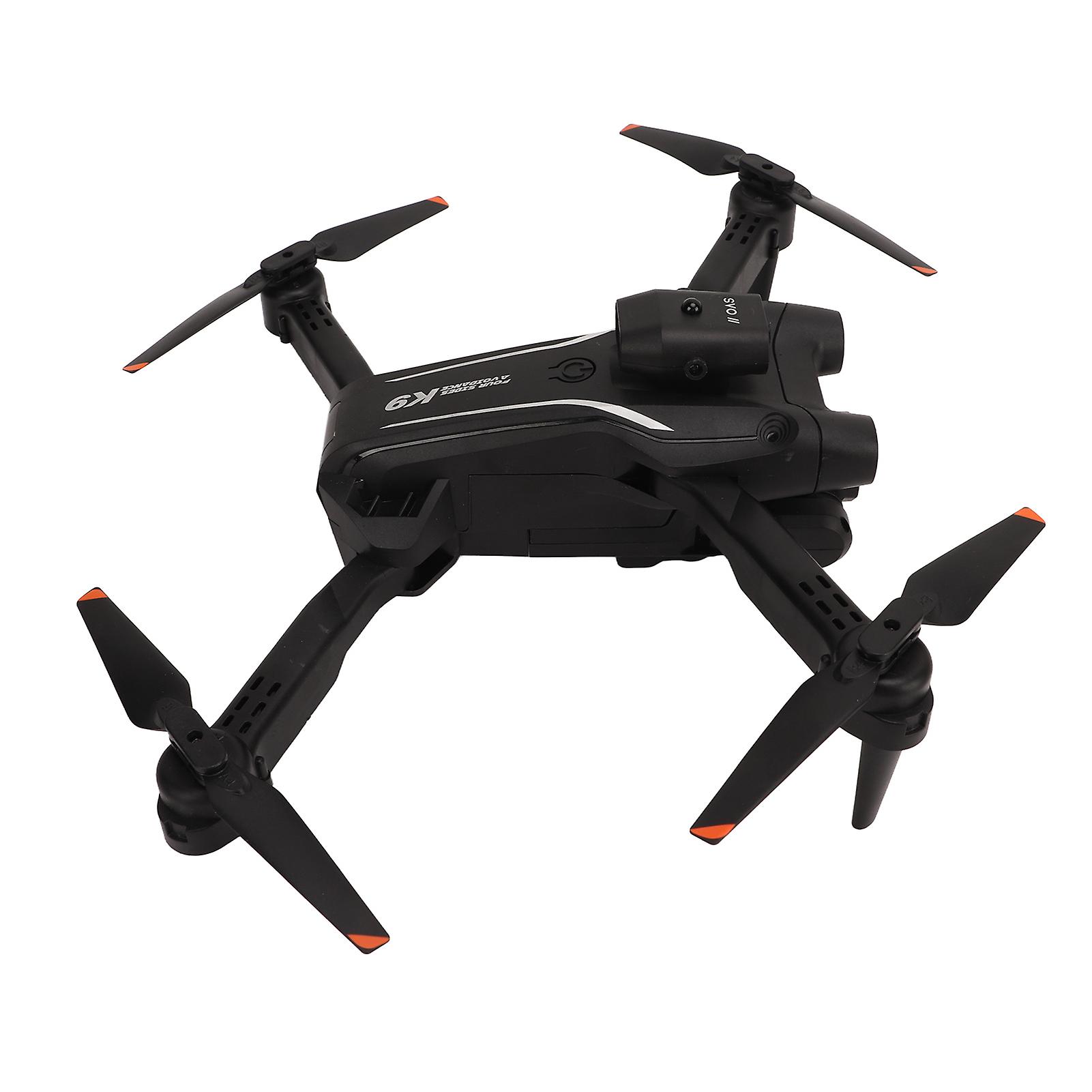 Foldable Drone RC Quadcopter With 4K HD Dual Camera 150 Degree Adjustment 4 Way Obstacle Avoidance for Above 14 Years Old 