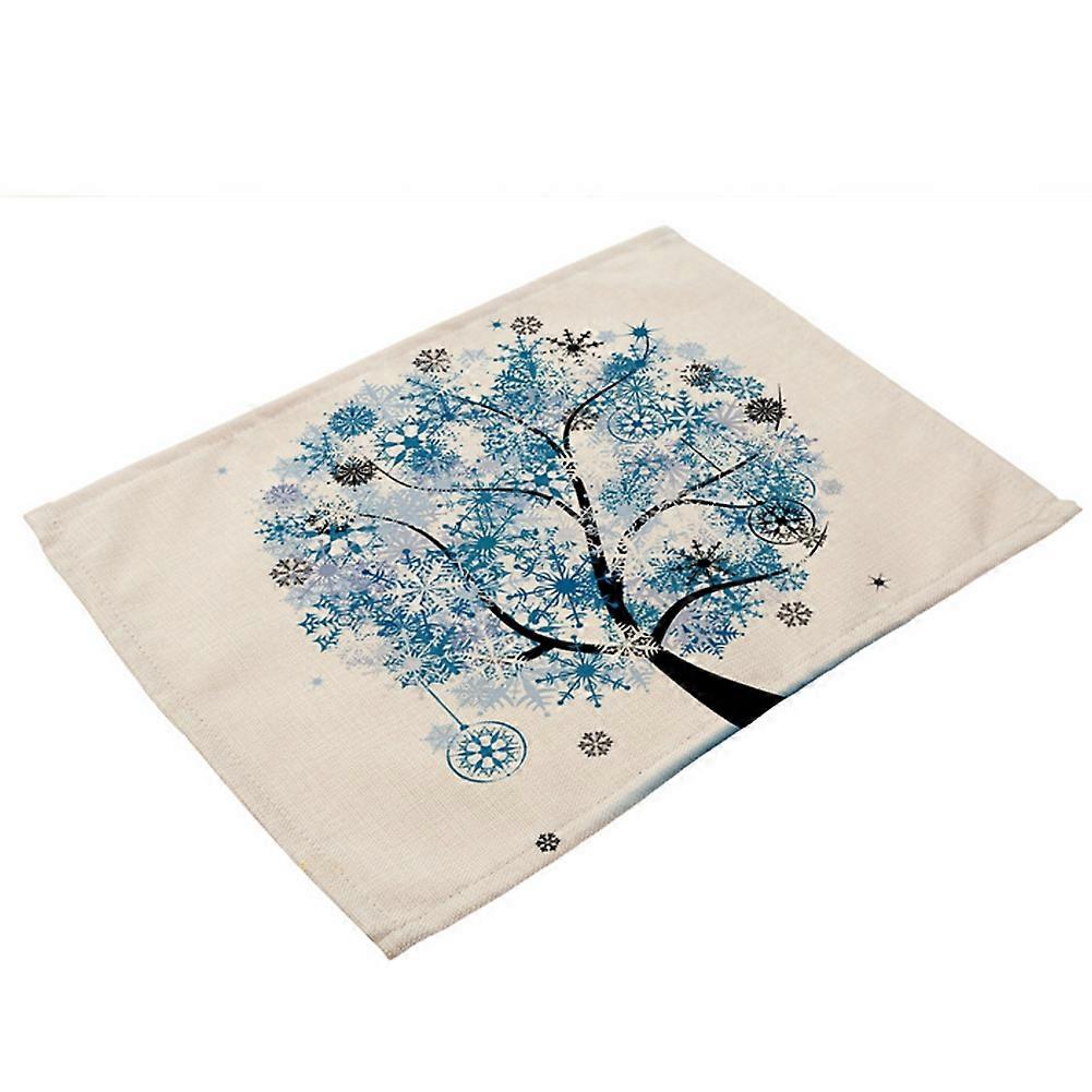 Beautiful Tree Print Pattern Heat Insulation Placemat Tableware Table Mat (MP0003-4)