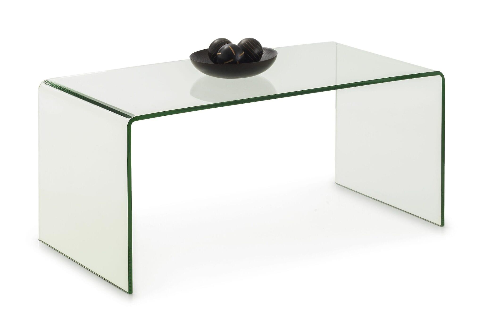 Alsafi Bent Glass Coffee Table