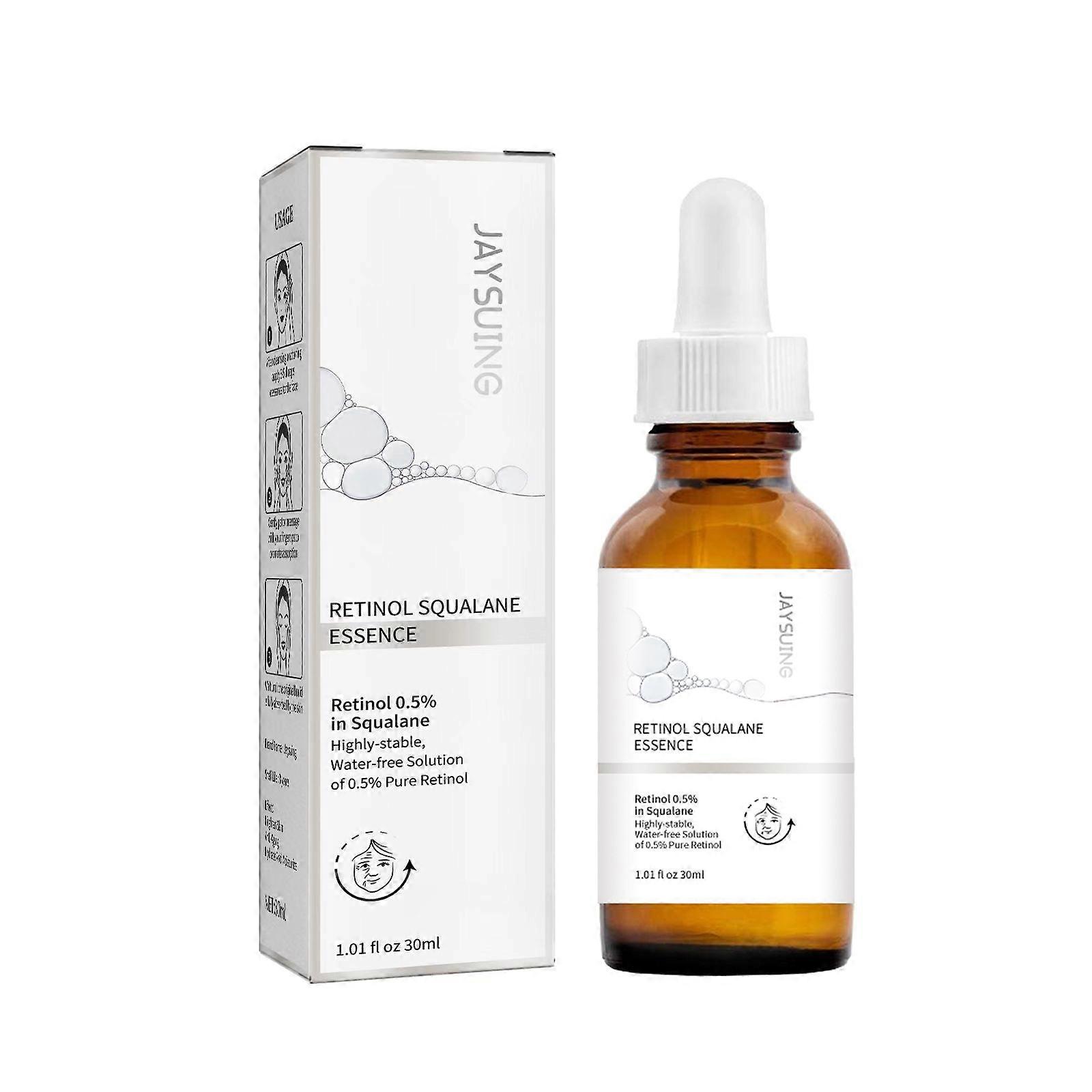 Jaysuing Retinol 0.5% Squalane Essence Lifting And Fading Facial Wrinkles Hydrating AntiWrinkle Essence 30Ml