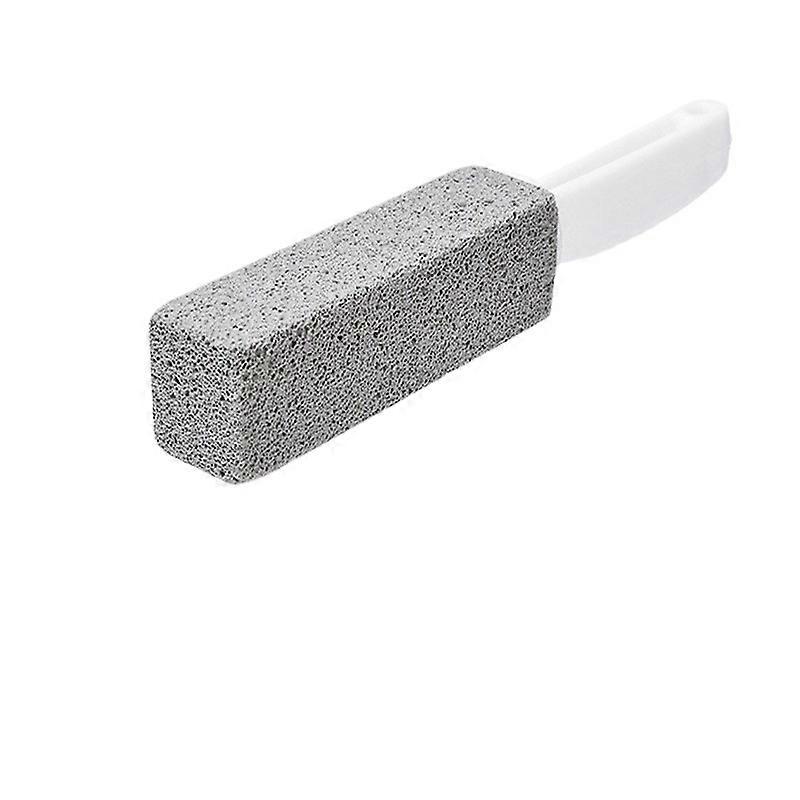 2 Pack Pumice Cleaning Stone with Handle for Kitchen/Bathroom/Pool/Household Cleaning (Grey)
