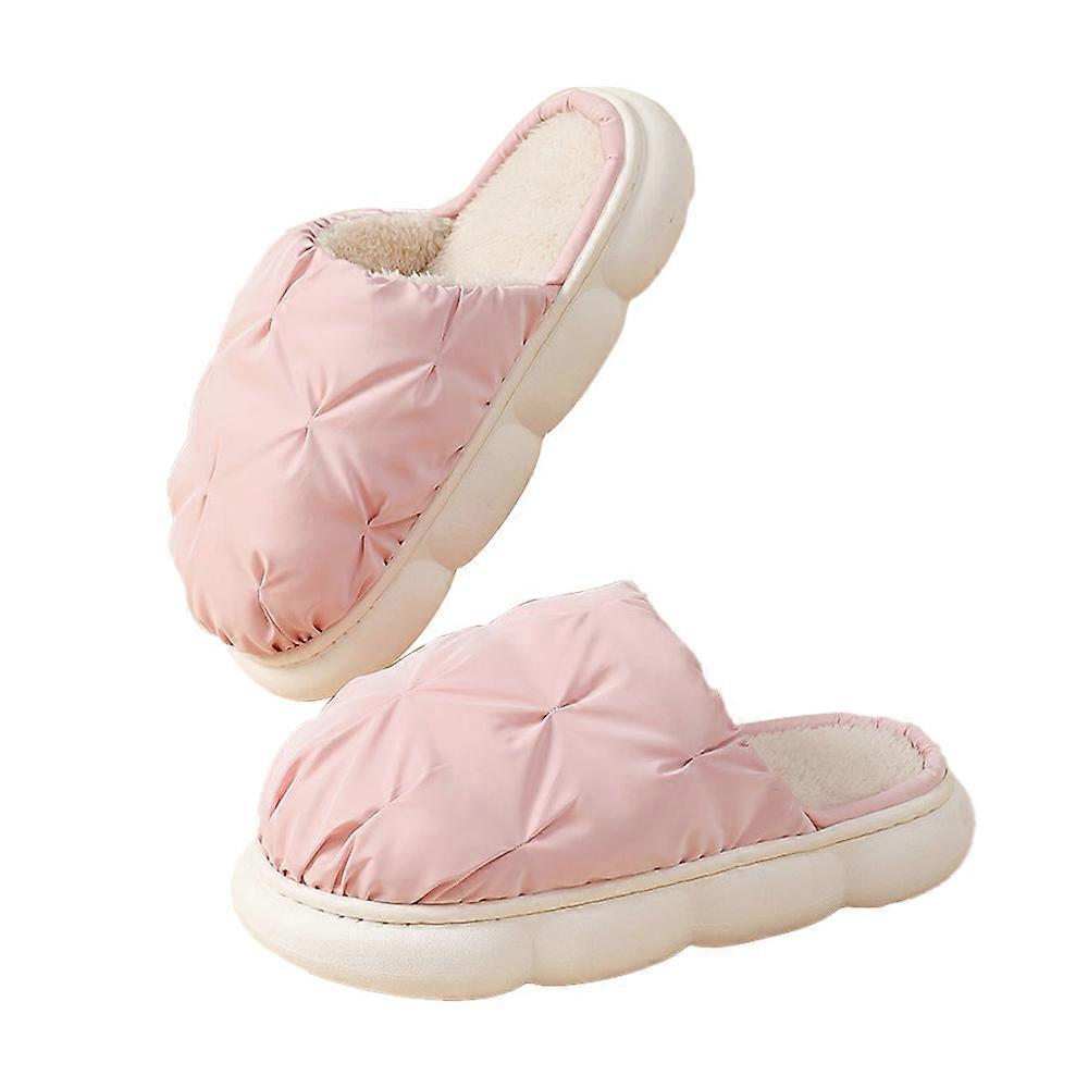 kvinnors slip on fuzzy hus tofflor utomhus inomhus varm plysch sovrum skor