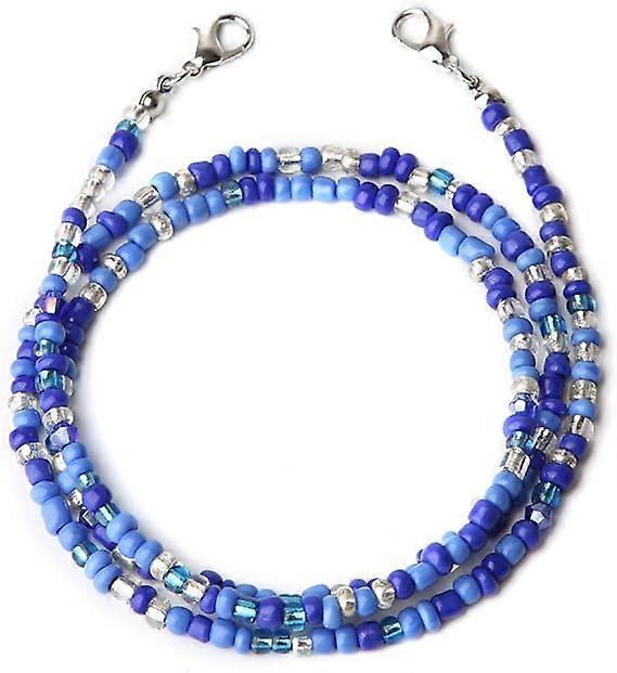 Face Mas-k Holder Beaded Necklace Strap, Ladies Face Mask Lanyard Chain