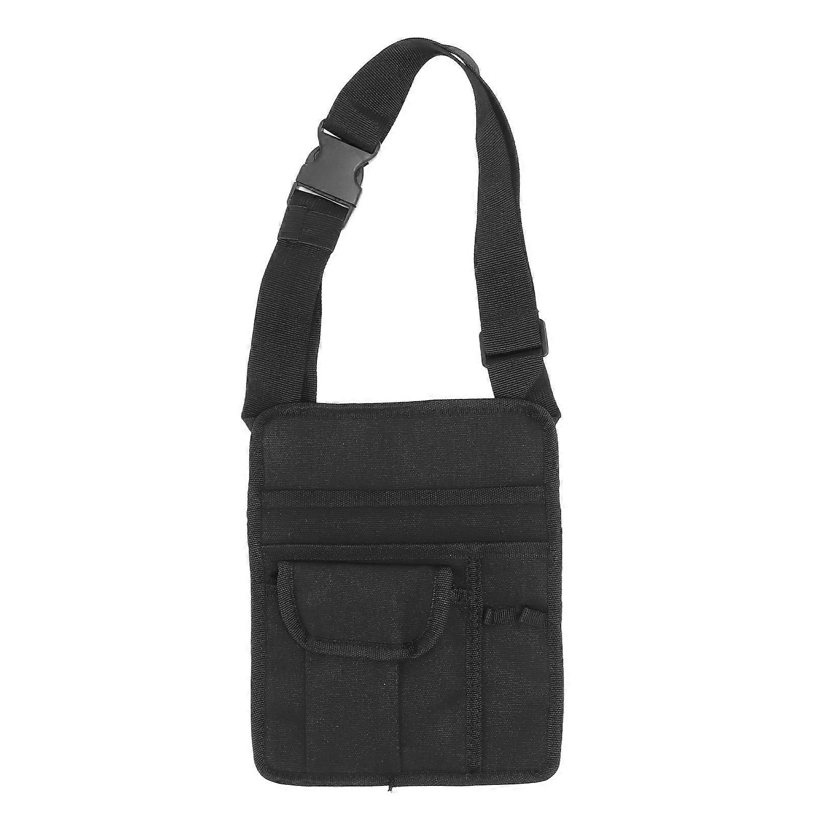 Apron Bag 12oz Canvas with Adjustable Belt Lightweight Tool Waist Pouch for Restaurant Garden NO.6898