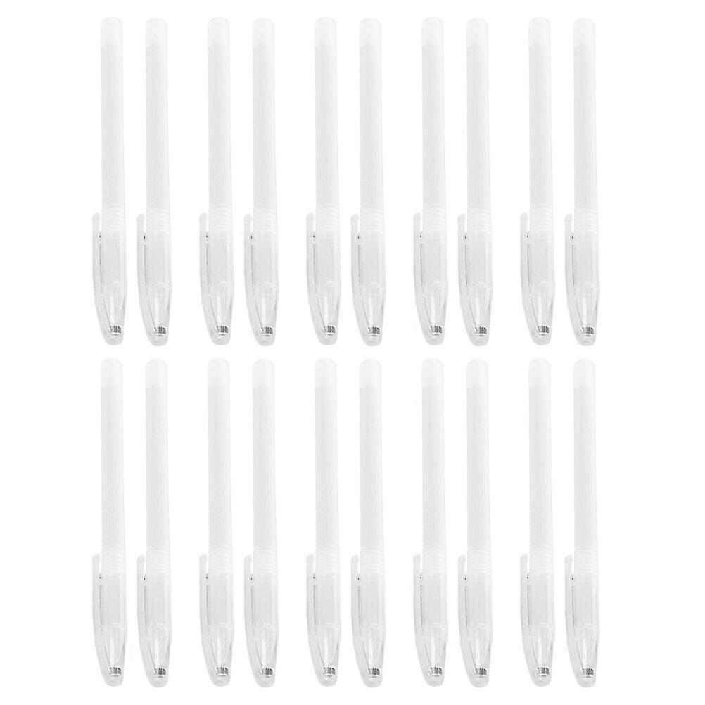 100PCS Transparent Pen-holders Empty Pen Shells Students Stationery Pen Holders