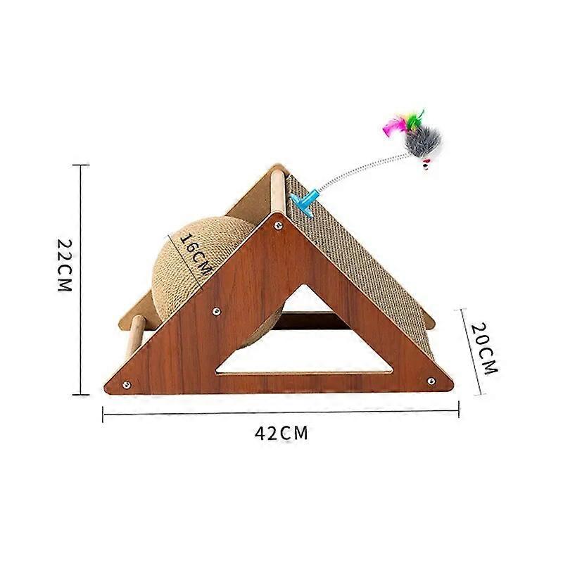 חתול מגרד סיסל חבל כדור ריהוט לחיות מחמד עץ חתול לוח גירוד חתלתול כפות השחזה אינטראקטיביות צעצועים לחתולים אביזרים