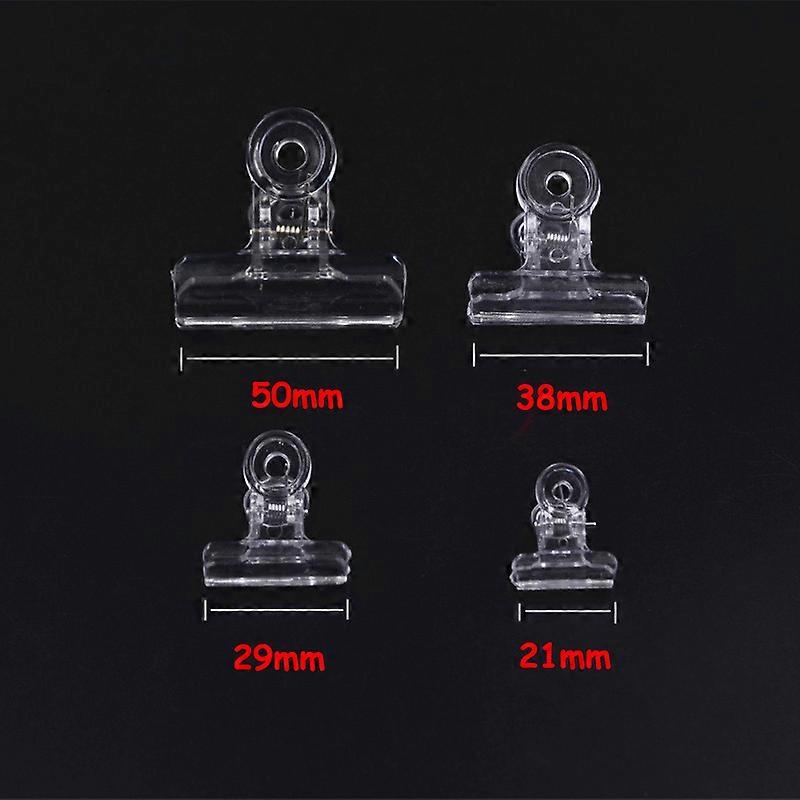 CONTEMPLATOR Fiber Feather Clip, Clear CDC Magic Tools, 4 Sizes, Dubbing Clip, Must Have Fly Tying Tools, 4 Pcs