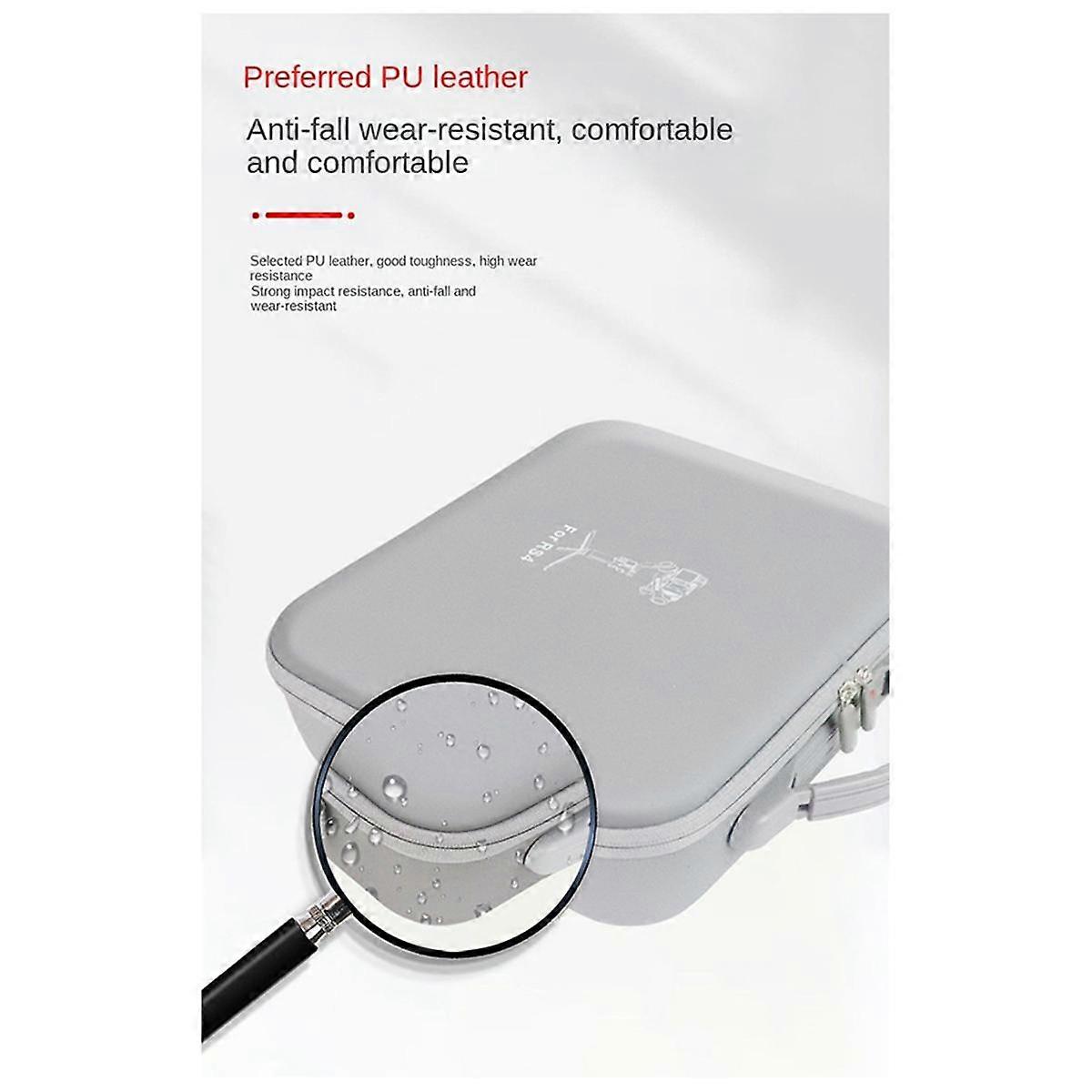 Carrying Case Storage Box for 4 Gimbal Stabilizer Accessories Handbag Hard Shell Shoulder Bag Grey