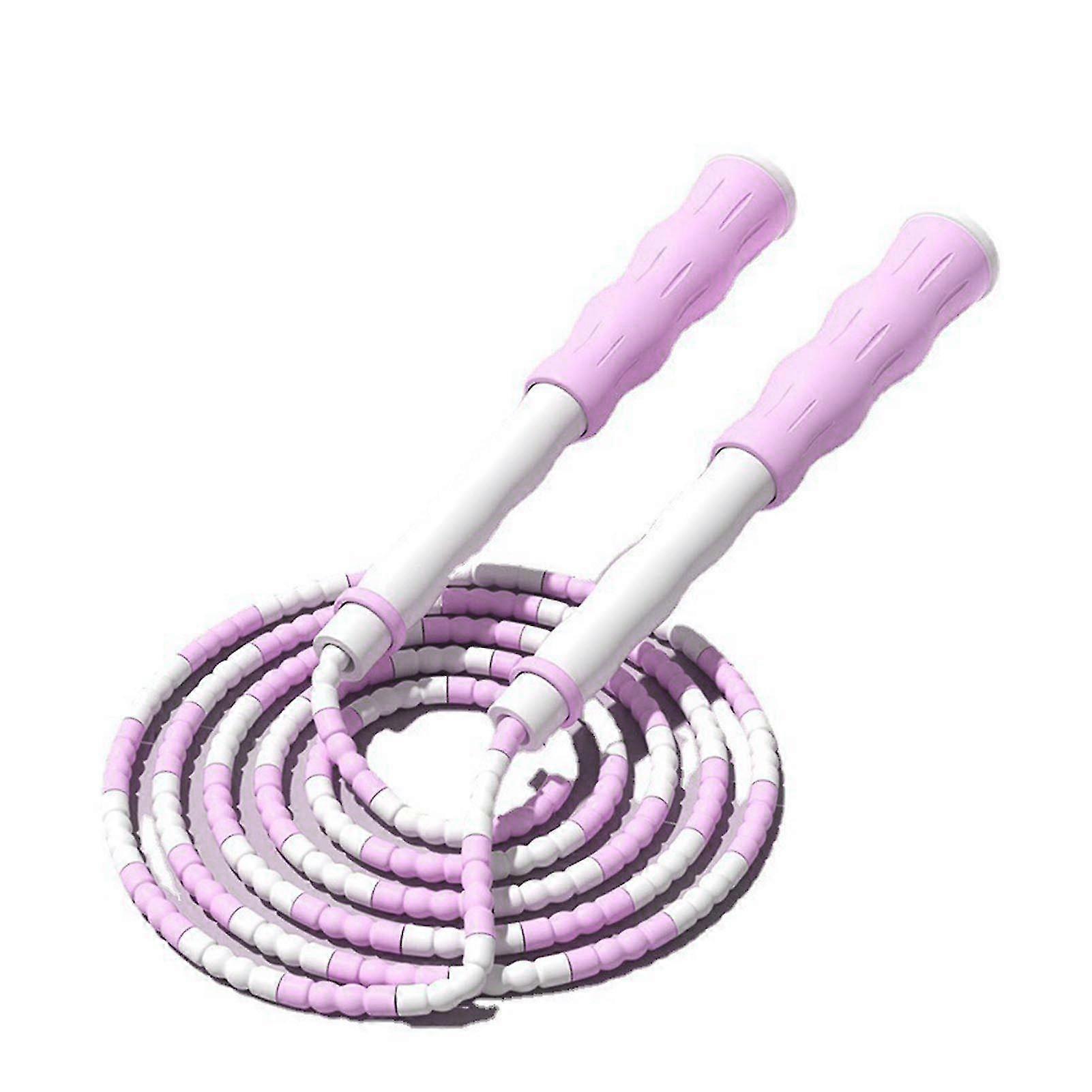 Corde à sauter segmentée réglable pour enfants - Violet
