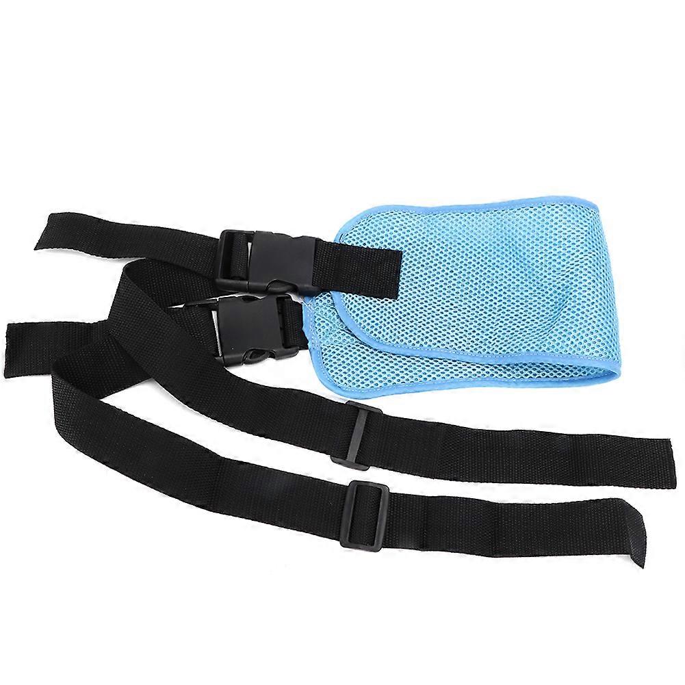 Adjustable Safety Harness Strap for Wheelchair Bedridden Patients with Double Buckle Fixing Belt