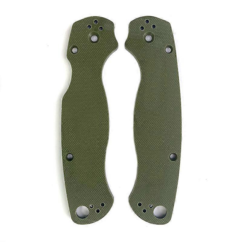 1pair G10 Blade Handle Patch for Para 2 C81 Spider Knife Patch Material DIY Accessories