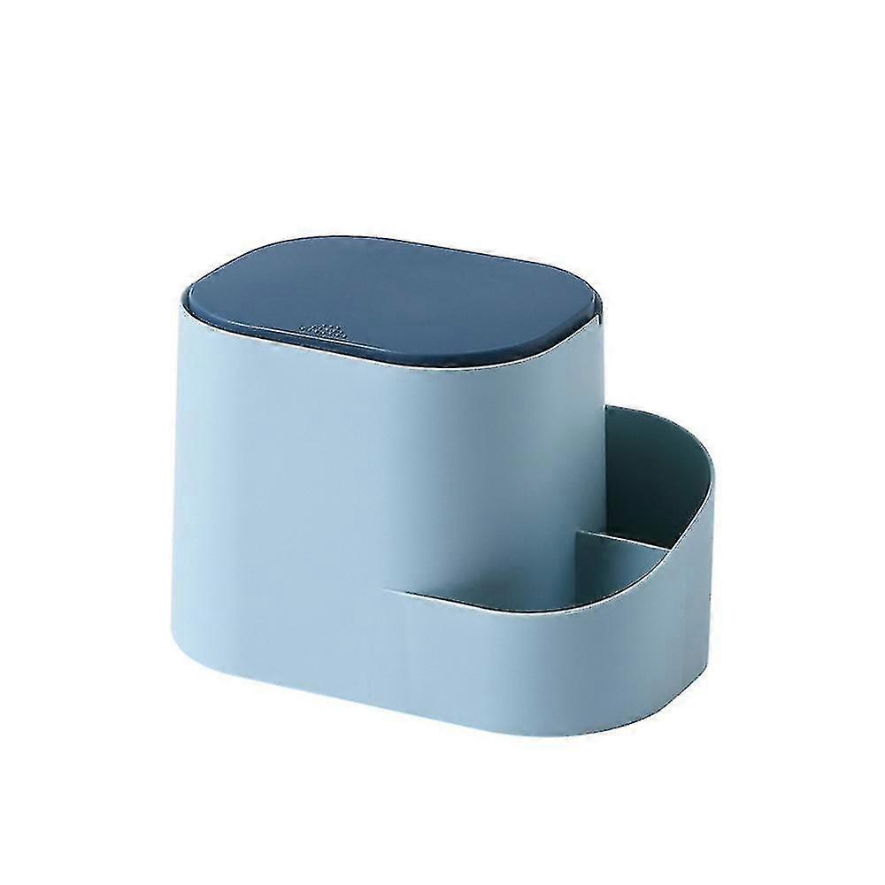 Plastic Storage Box, Solid Color Pressing Cylindrical