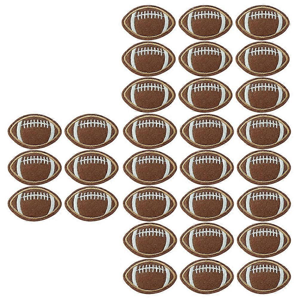 30PCS Rugby Patch, Iron on Patches, Trucker Hat Patches for Clothes, Backpacks, Hats