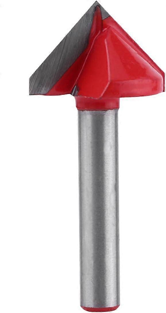 2025 جديد 3D النجارة طحن القاطع ، التنغستن الصلب راوتر ، شارب V الأخدود أداة طحن أداة الطحن ، 6 مم (90 درجة)