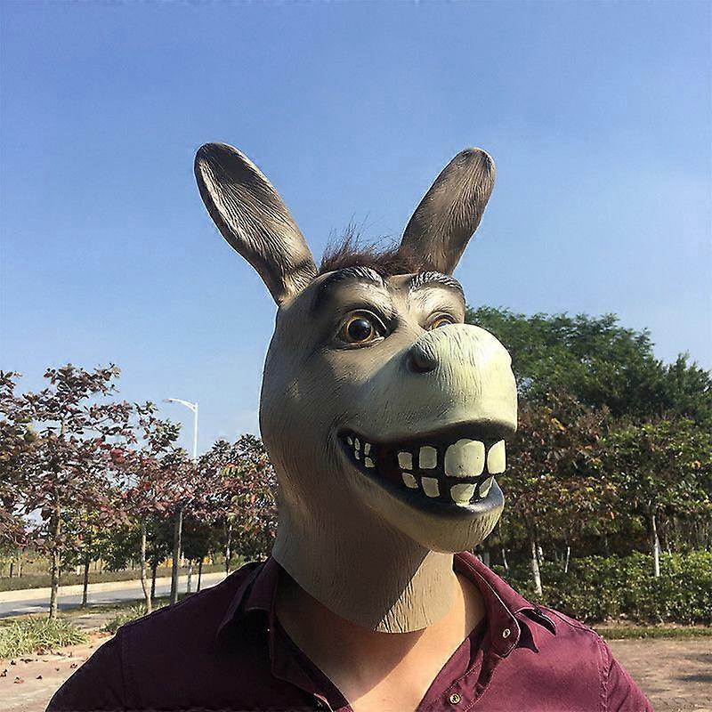 Mask - Latex Donkey Head main image 0