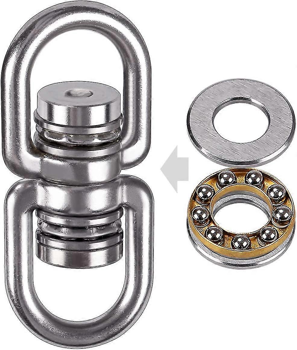 Rustproof Stainless Steel Swivel Permanent, Up To 1200lb 360 Rotating Hanging Attachment-Good