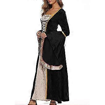 CCOOfhhc Abito Medievale Da Donna, Lungo, Principessa, Taglie Grandi Per Adulti Maxi Gonna Da Principessa Lunghezza Del Pavimento Stile Retro Per Feste Maxi Abiti Medievali Bronzo Xxxxxl 121279400