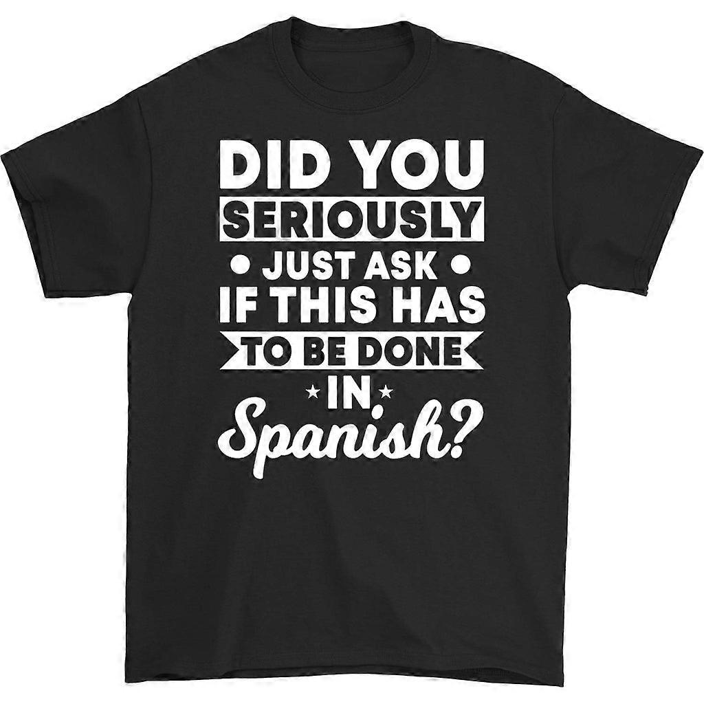 Spurte du seriøst bare T-skjorte