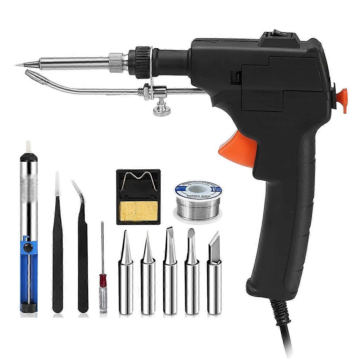 Soldering Kit Automatic Solder Iron 110V Electric Soldering Iron Kit for Electronics Circuit Boards