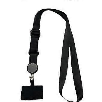 Phone Lanyard Universal Crossbody Cell Phone Lanyards Multifuctional Nylon Patch Anti Lost Adjustable Shoulder Neck Strap