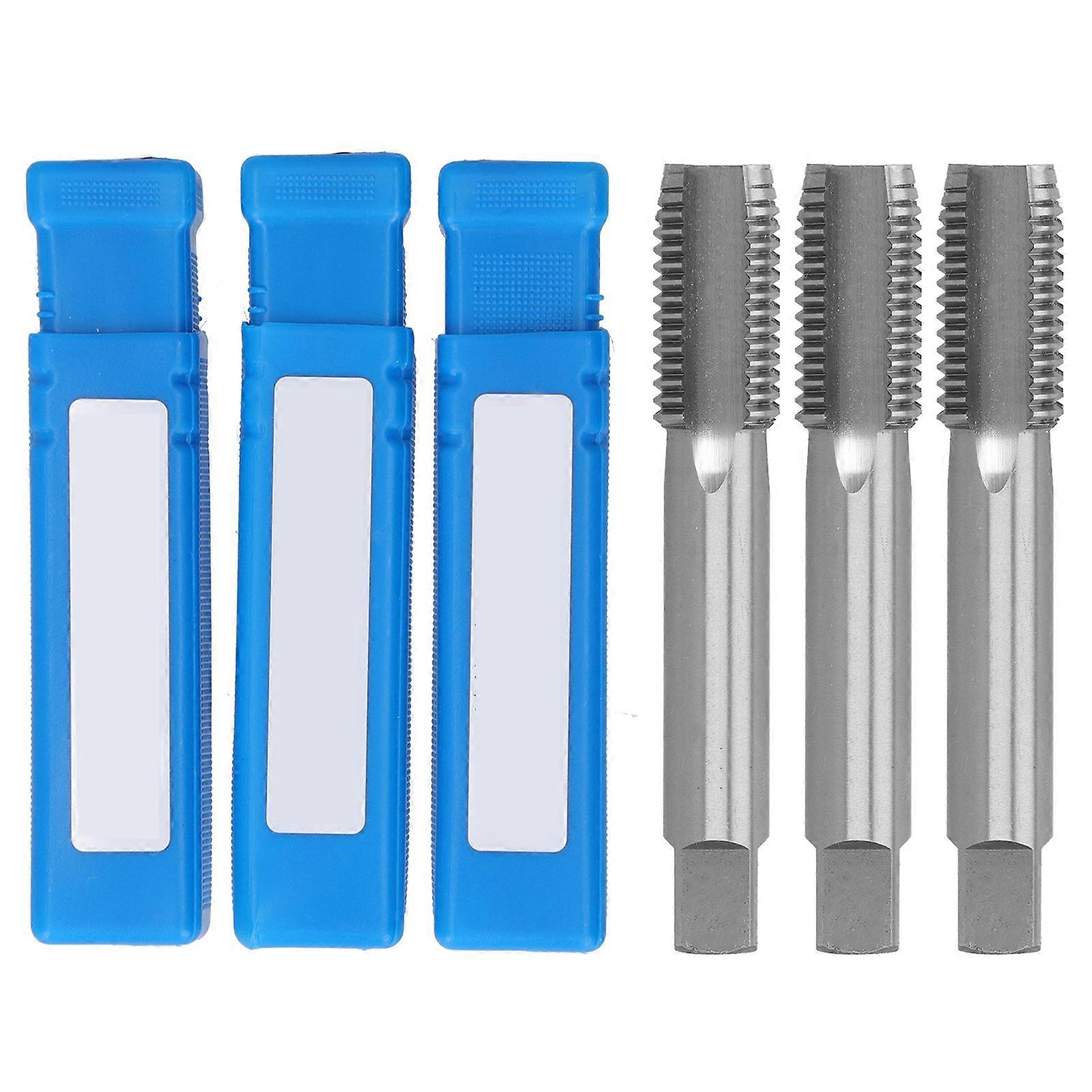 For 3Pcs Machine Tap Thread High Speed Steel Tapping Maintenance Hardware Accessories M22