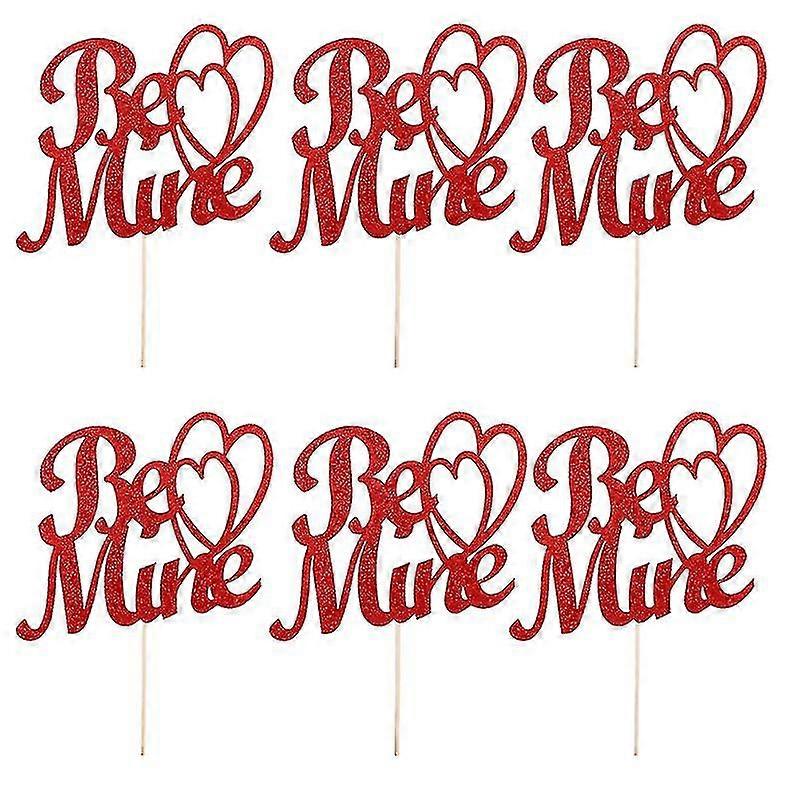 6pcs Letter Cupcake Toppers