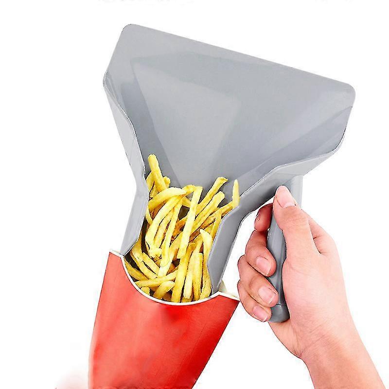 Frietschep van voedselveilig plastic met handvatten