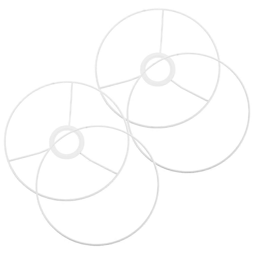 2 Sets DIY Lampshade Frame Lampshade Support Ring Light Shade Ring Rack Light Fitting Supply