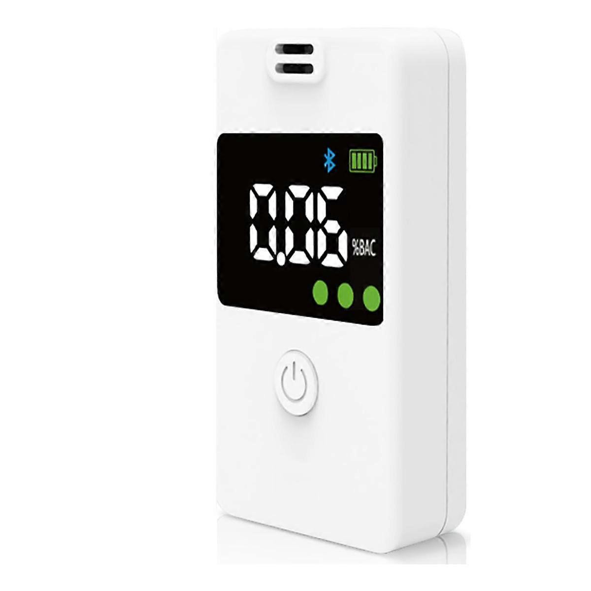 Breathalyzer, Grade Accuracy-Alcohol Tester with Bluetooth Connectivity Digital Blue LCD Display fo