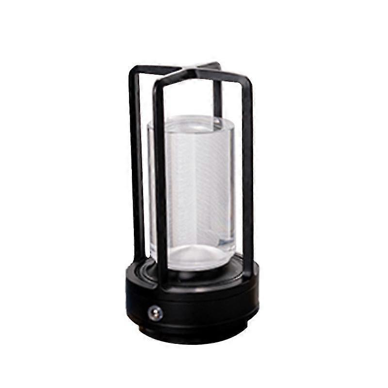 Cordless Table Lamp, 3 Colors Stepless Dimming Led Table Lamp With Touch Sensor