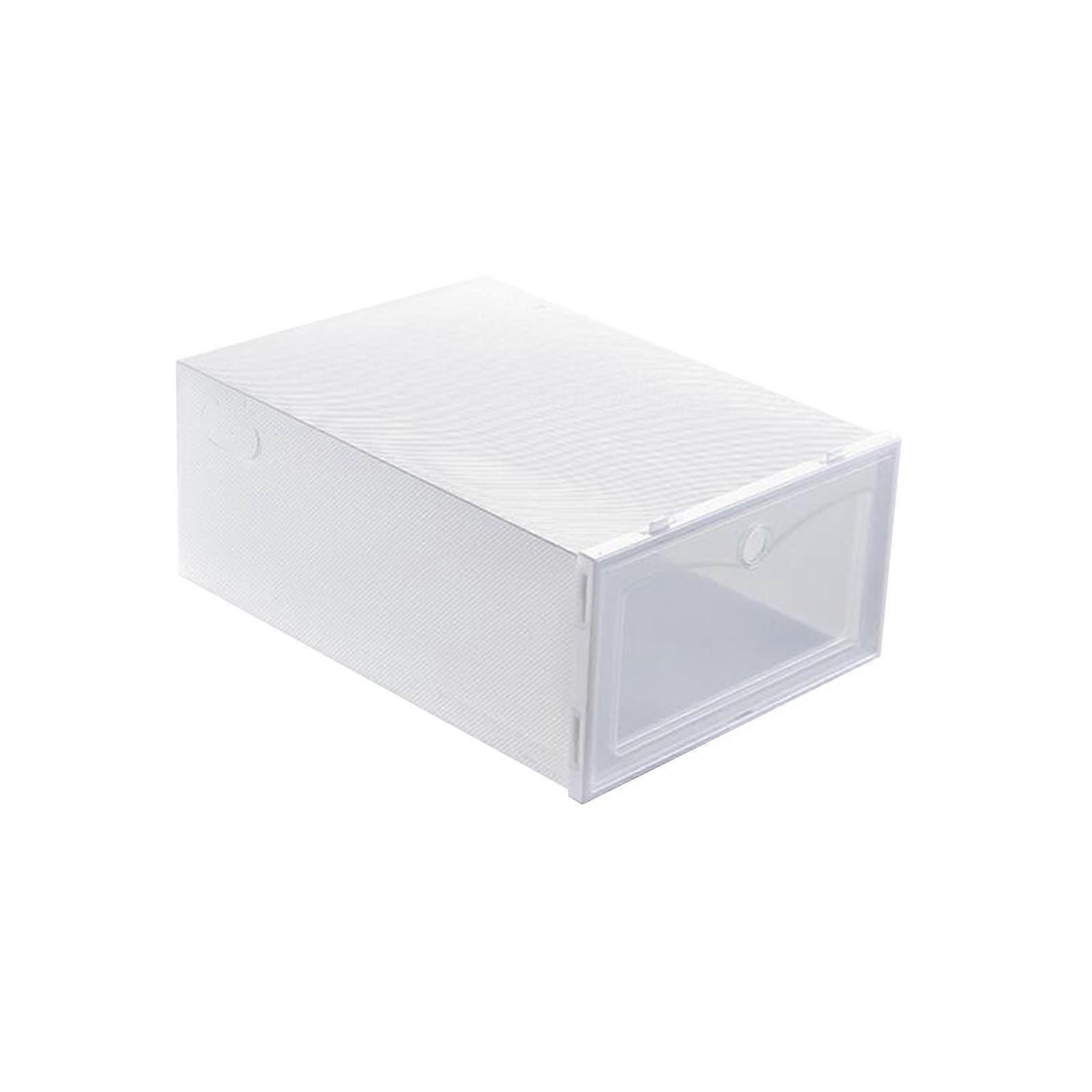 Foldable Transparent Shoe Storage Box Plastic Stackable Shoe Storage Box