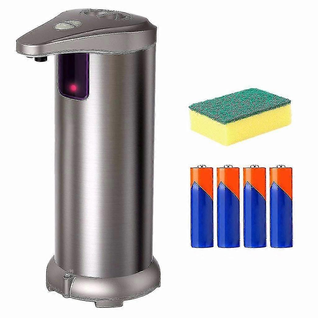 New Hands Free Touchless Stainless Steel Automatic Soap Dispenser Motion Sensor