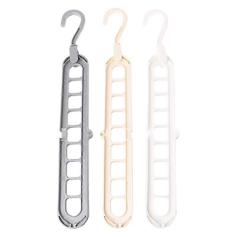 3d Space Saving Magic Clothes Hanger With Hook Cabinet Organizer 360 Rotation