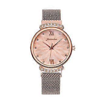 Mode Damenuhr Strass Scale Armband Diamant Gypsophila