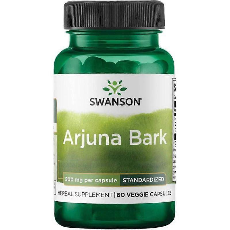 Swanson Arjuna Bark 500mg Capsules 60