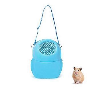 Pet Carrier Bag, Portable Outgoing Travel Handbags With Nylon Straps Small Pet Pouch for Hamster Rat Hedgehog