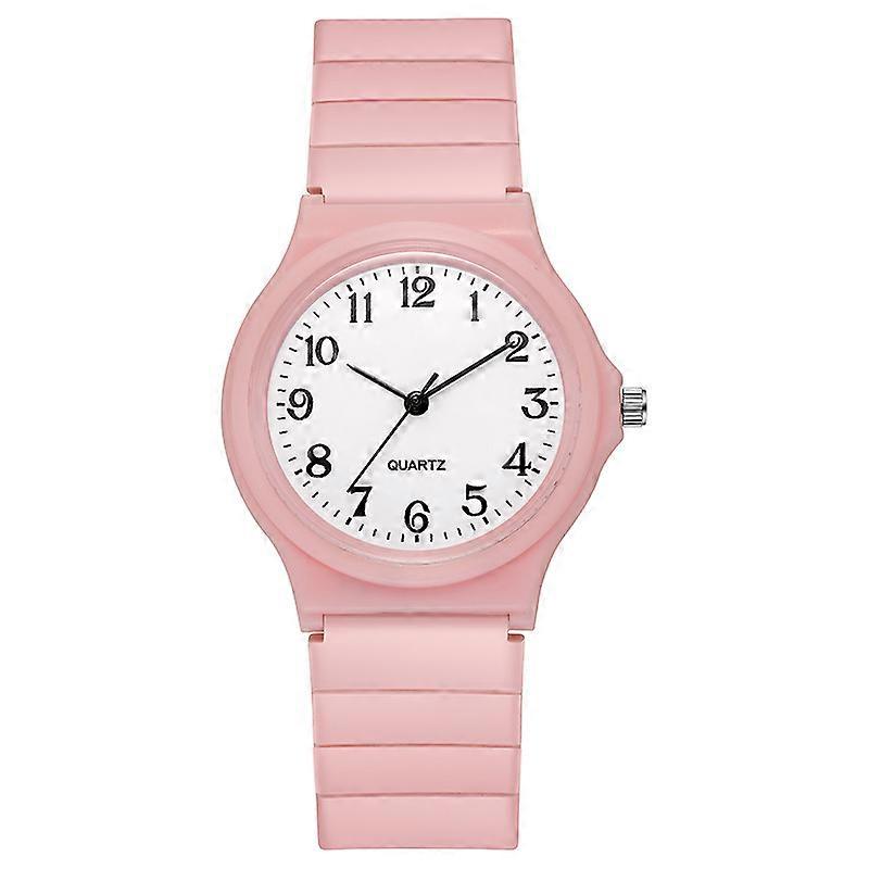 Pink primary school student watch analog children's watch
