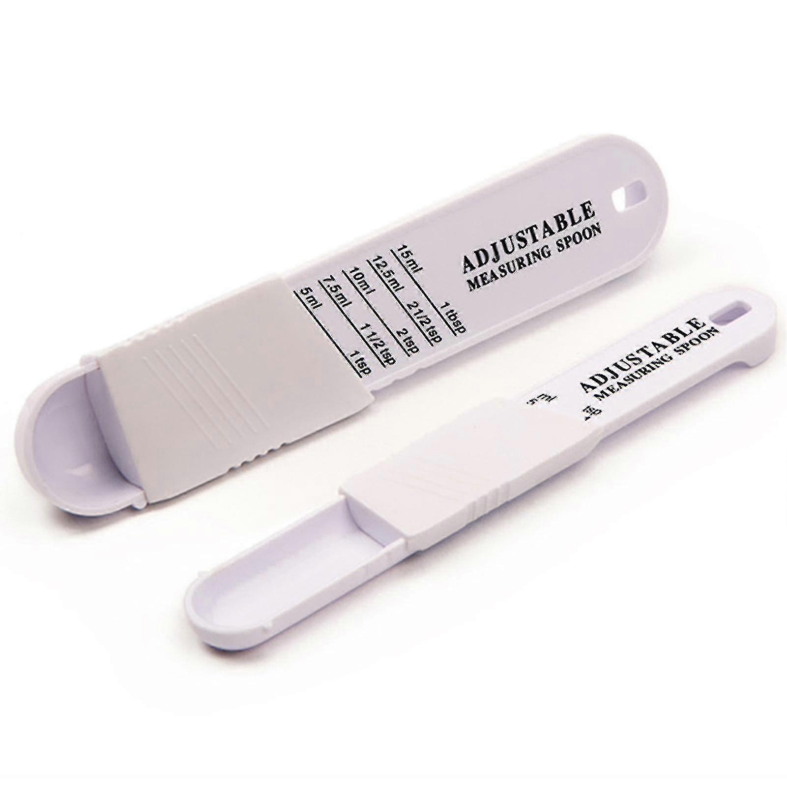 Adjustable Measuring Spoon Double End Adjustable Scale Measuring Spoon Measuring Dry Semi-liquid
