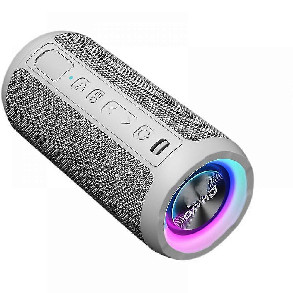 Haut-parleur Bluetooth portable amélioré avec un son plus fort puissant de 16W, des basses exceptionnelles, un égaliseur de livre audio, une lecture de 16h, un ipx6