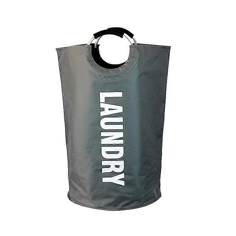 82l laundry baskets,folding large capacity laundry bins (dark grey)