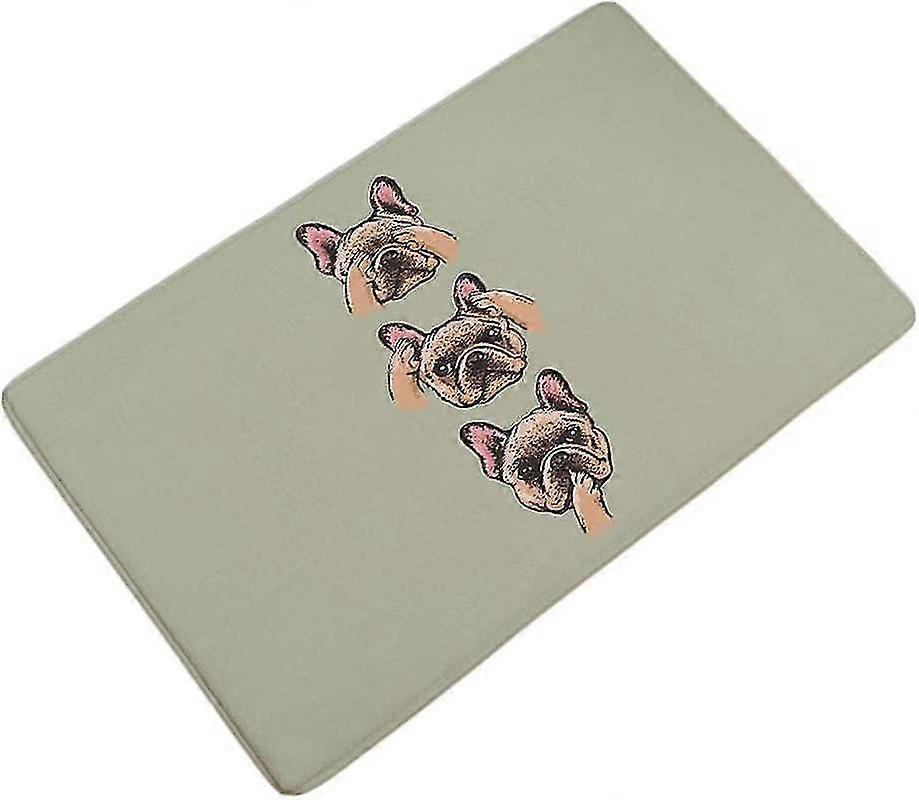 Tapis d’absorption de ruban adhésif Tapis de salle de bain Tapis de porte antidérapants Chambre Cuisine Coussin d’eau 40 * 60cm
