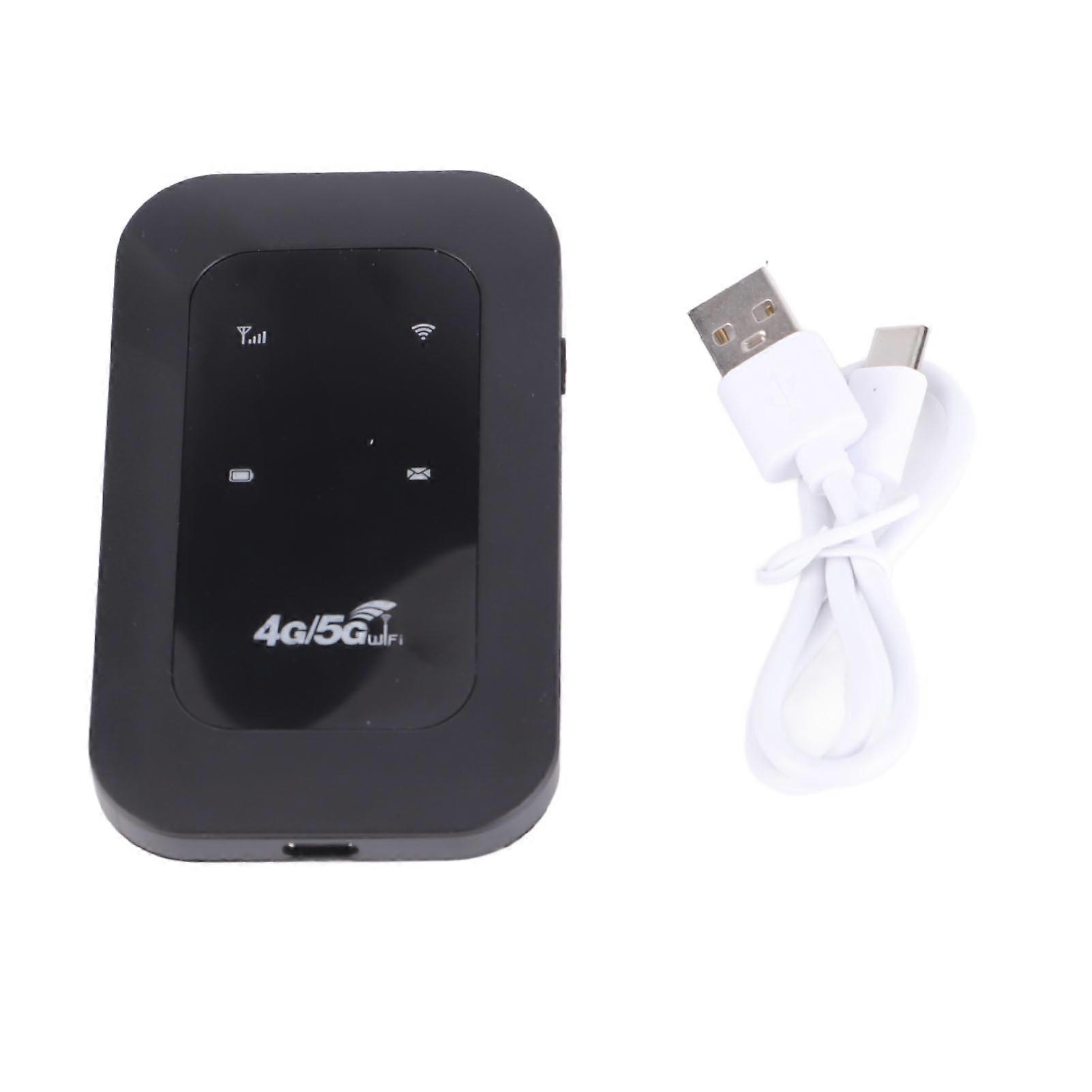 4G LTE Mobile WiFi Hotspot Unterstützung 10 Geräte Verbindung Tragbarer Mini-WLAN-Router mit SIM-Kartensteckplatz für Windows für Linux